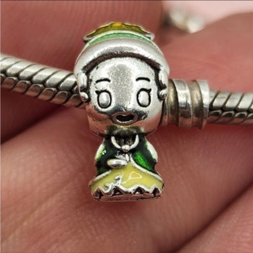 Disney princess and the Frog Tiana .925 Charm